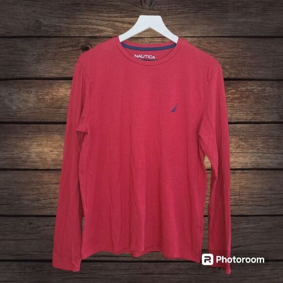 Nautica Other - Nautica Mens Crew Long Sleeve Shirt Size M